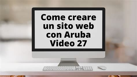 creare sito con aruba.